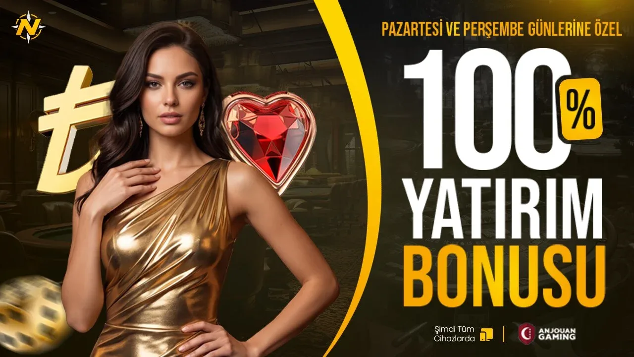 Natobet pazartesi ve perşembe %100 yatırım bonusu